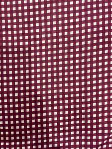 Indian Block Printed Organic Lightweight Cotton Fabric Handmade Gingham Checks Print for Bags Curtains Activewear & Craft - Product Image 3
