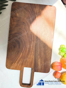 Tabla de Cortar Rectangular de Madera de Teca de Alta Calidad, 1.5 cm de Grosor, Ecológica, Sostenible, Apta para Lavavajillas, Thanh - Product Image 3