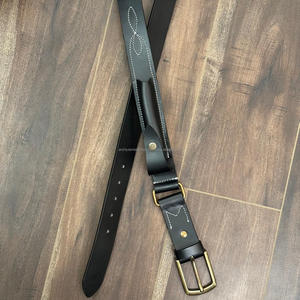 Custom Handmade <b>Boot</b> Stitch Full Grain Leather Hobble Belt with Knife Pouch Adjustable Restraint Bondage Belt for Outdoor Use - Product Image 4