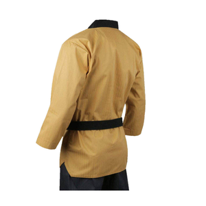 Tenues d'arts martiaux, uniforme de karaté, de judo, de taekwondo, couleur unie, taille ajustable, chemises et pantalons pour adultes - Product Image 6