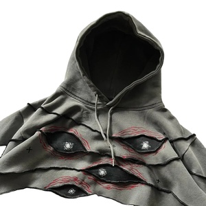 Sudadera con Capucha de Felpa 100% Algodón para Hombre, Estilo Holgado, Hombros Caídos, Diseño Sólido, Bordado, Personalizable, GSM - Product Image 5