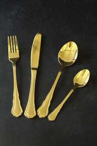 5 ensembles de couverts de luxe pour mariage, décoration de table, couverts dorés, gravure personnalisée, couverts fantaisie à vendre - Product Image 2