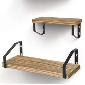 New Design Solid Wood Floating <b>Shelf</b> Set <b>Wall</b> Mounted Wooden <b>Shelves</b> for Storage and Home Decor <b>Wall</b> <b>Shelf</b> - Product Image 5