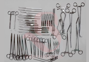 Ensemble d'instruments de chirurgie vasculaire manuels en acier inoxydable BISONS, 52 pièces |   Kit médical chirurgical cardiovasculaire - Product Image 3
