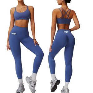 Multi Color Summer Women Yoga Set Breathable Solid <b>Knee</b> 2-Piece Elastic Waist 100% Nylon Sportswear Fitness Gym <b>Exercise</b> - Product Image 1