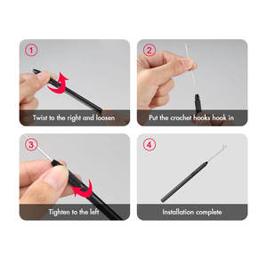 Kit de Herramientas Premium para Extensiones de Cabello con Logotipo Personalizado, Micro Anillos, Aguja de Bucle, Tubo, Alicates, Acero Inoxidable Profesional - Product Image 4