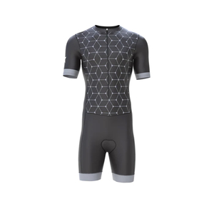 Combinaison de triathlon réversible à manches longues pour homme, taille plus, respirante, à compression, séchage rapide, pour la compétition de triathlon - Product Image 6