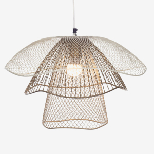 Lampe suspendue en fil de fer au design unique, best-seller, lampe murale suspendue au plafond, aspect lotus, décoration intérieure pour la maison - Product Image 2