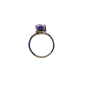 Wedding Wear 925 Sterling Silver <b>Gold</b> Plated Jewelry <b>Opal</b> Chrome diopside Gemstone Women Wear Classic <b>Ring</b> - Product Image 3