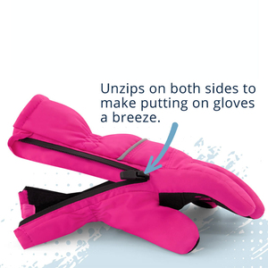 Guantes de Invierno para Esquí y Snowboard para Hombre, Cierre de Gancho y Bucle, Forro Suave, Cálidos, para Clima Frío, Aislantes, Flexibles, Térmicos e Impermeables - Product Image 3