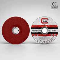 Disque de meulage OEM Golden Cutting rouge 180x6x22mm T27 pour meuleuse d'angle 7 pouces, acier inoxydable INOX 80m/s EN12413 ODM 50 pièces/carton