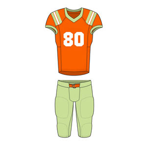 Ensemble de maillot et pantalon de football américain personnalisé OEM – Uniforme de football vert de haute qualité pour l'entraînement et les matchs - Product Image 1