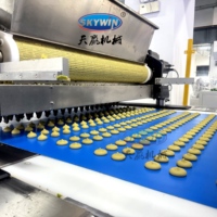 Machine à biscuits automatique, machine à déposer les biscuits, machine à découper les biscuits, ligne de production de biscuits, machine à fabriquer des biscuits