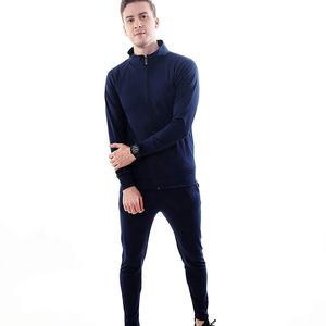 Conjunto de chándales de poliéster para hombre de otoño e invierno, nueva colección Popular con logotipo personalizado, Etiquetas bordadas, traje para correr - Product Image 1