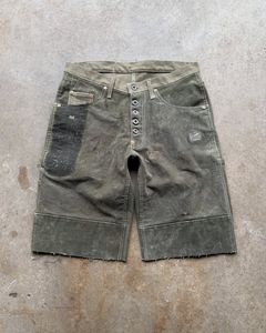 Service OEM – Nouveaux shorts en jean amples pour hommes, style vintage délavé à l'acide, coupe baggy - Product Image 1