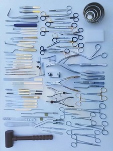 Juego de instrumentos para rinoplastia de 82 piezas, set de instrumentos para cirugía nasal y plástica de 82 piezas, herramientas manuales para cirugía general, clase II CE - Product Image 2