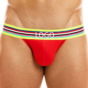 U Convex Large Pouch Men Thongs Glossy Patent <b>Leather</b> Precision Double Sewing Swimwear G-<b>String</b> Thong Panties Men's Underwear - Product Image 5