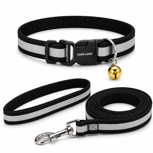 Reflective <b>Dog</b> Collar & Leash OEM ODM Custom Logo Adjustable Nylon Direct Manufacturer - Product Image 5