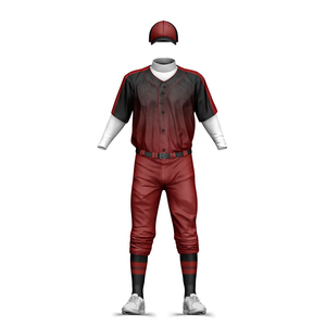 <b>Men's</b> Adult Baseball Uniform Sports Training Outfit Breathable Polyester Comfortable Athletic Wear New Design OEM - Product Image 3