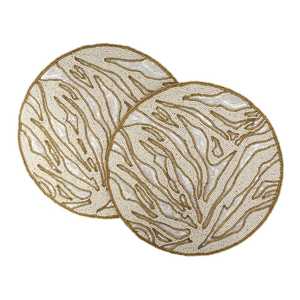 Ganges <b>Glass</b> Beaded <b>Placemats</b> - Product Image 2