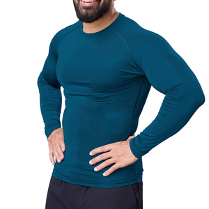 OEM Long Sleeve Compression Workout Training Running Quick Dry Gym Mens Fitness Compression Shirts - Product Image 1