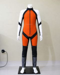 Traje de Paracaidismo de Cuerpo Completo para Adultos, en Bloques de Color, de Spandex y Nailon, Naranja, Negro, Blanco y Gris - Product Image 2