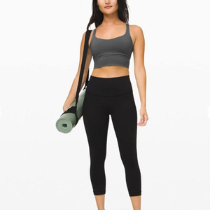Sujetador Deportivo Ajustable sin Costuras con Soporte Alto y Estiramiento en Cuatro Direcciones, Diseño a Cuadros, para Mujer, Verano, Yoga, Fitness, Deportes al Aire Libre - Product Image 3