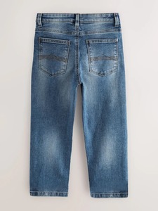 Jean en denim décontracté pour homme, coupe ample, déchiré, en coton écologique, taille mi-haute, épais, haute qualité, logo personnalisé, vente en gros - Product Image 2