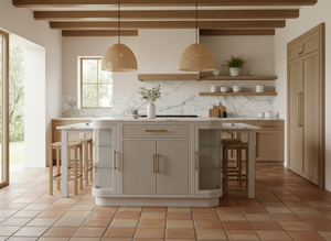 Isla de Cocina, Mueble de Cocina, Silla de Barbero Reclinable, Personalizada, Calidad Premium, Calidad de Exportación, Hecha a Mano, para Interiores - Product Image 5