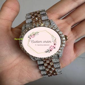 Reloj Mecánico con Diamantes Moissanite VVS, Reloj Analógico Automático con Incrustaciones de Diamantes para Hombre, Joyería Hip Hop para Raperos - Product Image 1