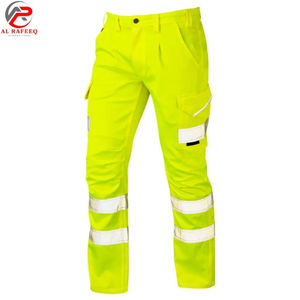 Pantalon de travail haute visibilité unisexe entièrement personnalisé de haute qualité, respirant, multi-poches, pantalon cargo pour hommes - Product Image 1