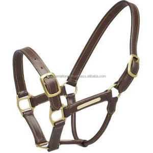 Licol en cuir de cheval confortable et durable, de haute qualité, pour l'équitation, la course et l'entraînement - Product Image 1