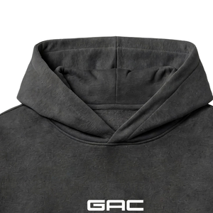 Sweat à capuche pour homme, coupe classique, manches longues, côtelé, effet délavé, style streetwear décontracté, service OEM, 6XL - Product Image 3