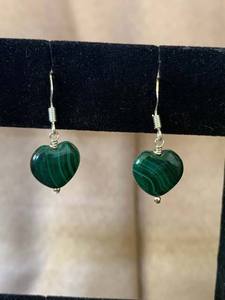 Boucles d'oreilles pendantes classiques en turquoise, certifiées IGI, en laiton plaqué or, serties clos, pour mariage, fête, anniversaire - Product Image 3