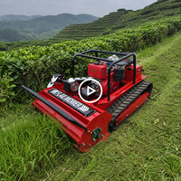 Livraison Gratuite - Nouvelle Tondeuse Robot Diesel 11 CV, Largeur de Coupe 1000 mm, Télécommandée, sur Chenilles, Type Flail Mower