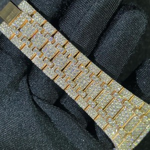 Relojes de Edición Limitada de Acero Inoxidable, Mecánicos Automáticos, Estilo Hip Hop Clásico, Unisex, con Joyas de Belleza Hechas a Mano - Product Image 3