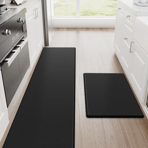 2 Tappeti da Cucina Antifatica, Tappetini Ammortizzati Antiscivolo per Scrivania, Tappetino Impermeabile per Pavimento della Cucina - Product Image 1