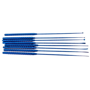 Ensemble d'instruments microchirurgicaux pour la neurochirurgie, en acier inoxydable, comprenant un crochet à nerfs, une spatule, un dissector, un kit chirurgical médical et des micro-instruments vasculaires - Product Image 2