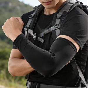 Meilleur prix, manchons de compression respirants et à séchage rapide pour haltérophilie, nouveau design personnalisé, soutien du bras pour hommes, fabriqués au Pakistan - Product Image 1