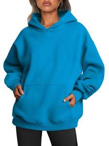 Sweat-shirts amples à capuche en polaire à manches longues pour femme, décontractés et chauds pour l'hiver - Product Image 6