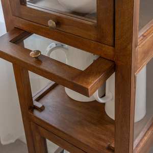 Colonne en verre en bois de manguier Vandana Maxima Radiant - Product Image 4