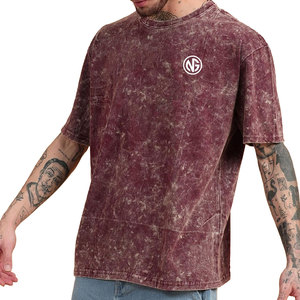 เสื้อยืดผู้ชายสไตล์วินเทจฟอกสีคุณภาพสูง ผลิตในปากีสถาน ขายส่งราคาถูก - Product Image 1