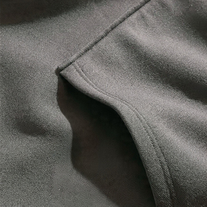 Sweat à capuche classique en coton pour l'automne, en molleton épais avec poche kangourou, coupe oversize, couleur unie, avec logo personnalisé - Product Image 4