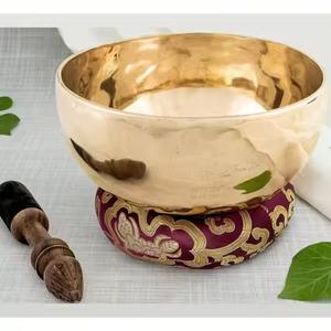 Bol chantant en métal d'inspiration vintage pour la méditation, la guérison sonore, le yoga, la pleine conscience, la relaxation et la thérapie - Product Image 6