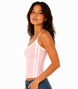 เสื้อกล้ามทรงเข้ารูปสำหรับผู้หญิงแฟชั่นฤดูร้อนแบบสั่งทำพิเศษ – เสื้อถักลำลองที่สวมใส่สบายและระบายอากาศได้ดีสำหรับสไตล์ในชีวิตประจำวัน - Product Image 4