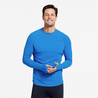 Layanan OEM Pakaian Fitness Pria Rash Guard Lengan Panjang Rash Guard Pria Untuk Dijual Online 2026 Rash Guard Pria Berkualitas Tinggi Lengan Panjang