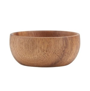 Bol de service en bois fait main, vaisselle rustique naturelle pour fruits, collations, noix, salades, desserts, cuisine, salle à manger, décoration de la maison - Product Image 3
