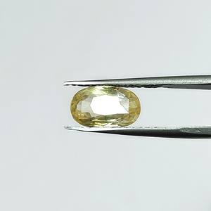 Zafiro amarillo ovalado natural de 3,99 quilates de Sri Lanka, piedras preciosas sueltas para la fabricación de joyas y anillos YOIS-203 - Product Image 4