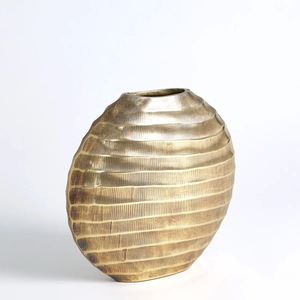 Vase de table en fer au design moderne avec glaçure transparente, porte-fleurs décoratif pour la maison et la vente en gros - Product Image 2