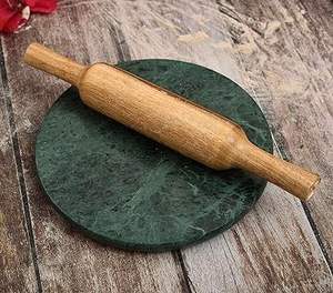 Rouleau à pâtisserie et planche en bois personnalisés, faits à la main, artisanaux, fabriqués en Inde, qualité export - Product Image 2